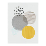 Abstract Mustard And Grey (Print Only) thumbnail