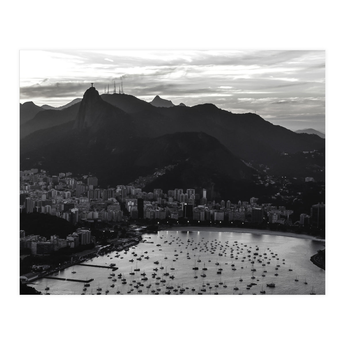 Carioca Silhouettes 2 landscape (Print Only)