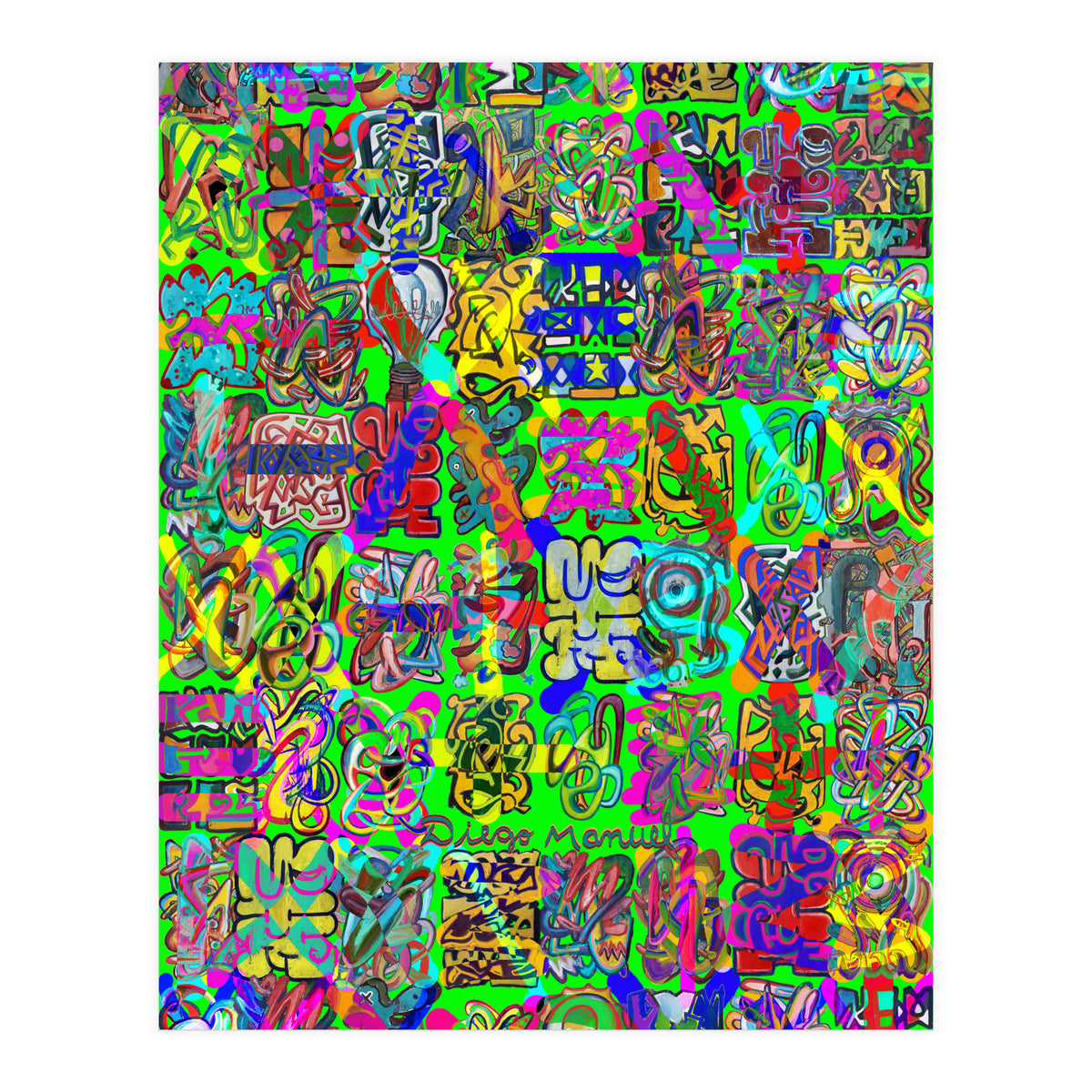 Graffitis 2021 Tapiz 107 (Print Only)