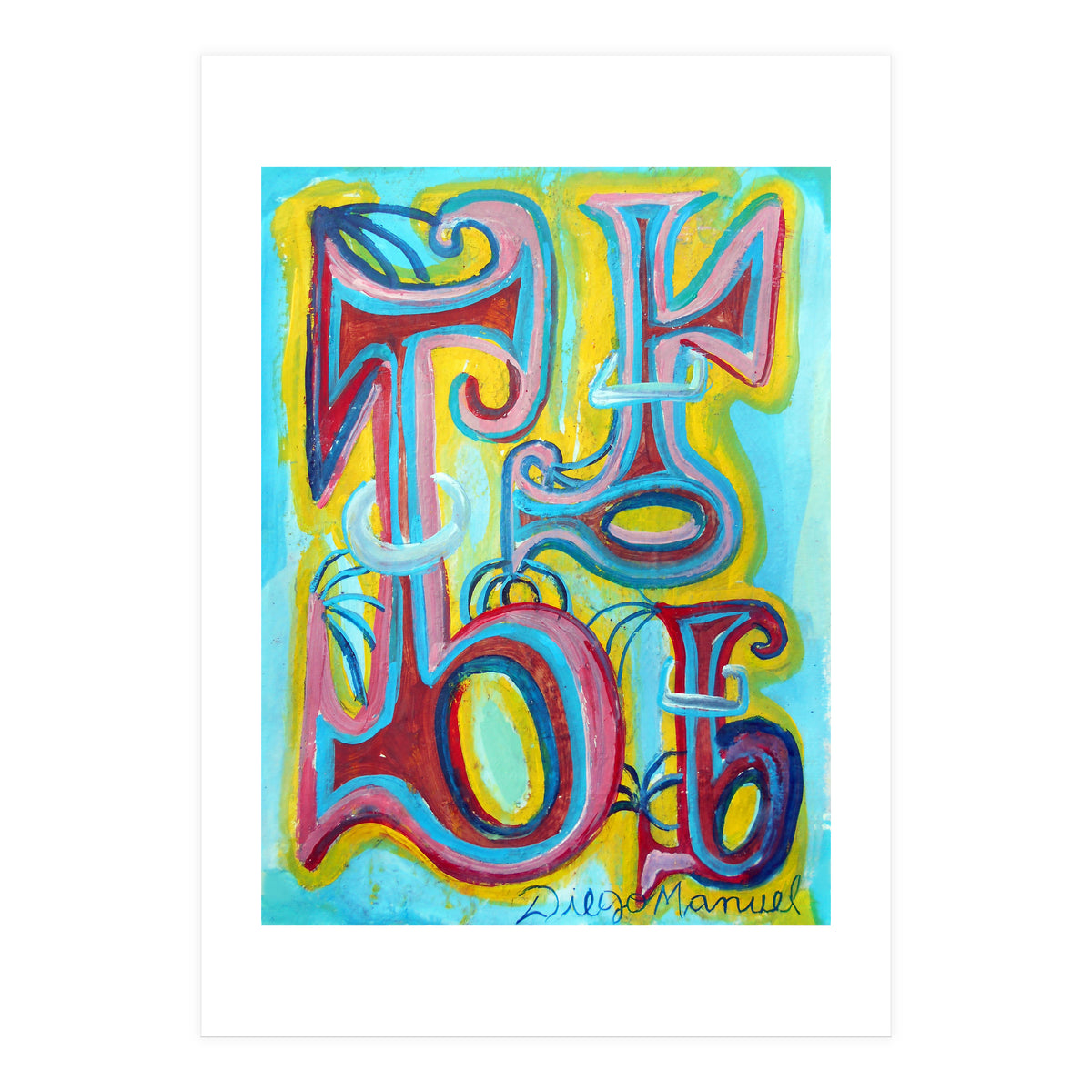 Pop Abstracto 2021 4 (Print Only)