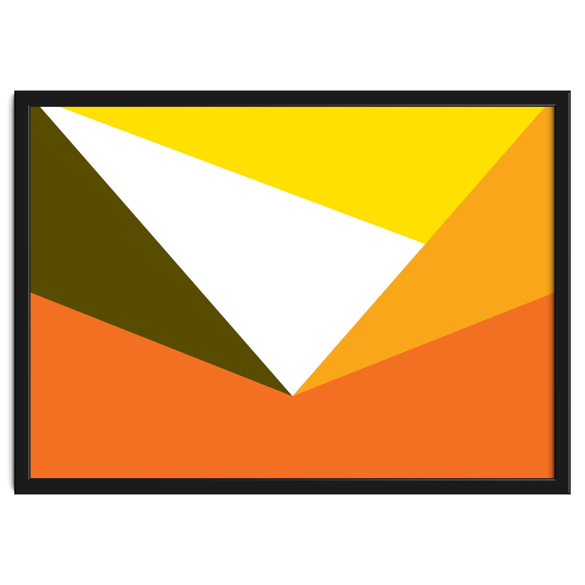 Geometric Shapes No. 58 - yellow & orange