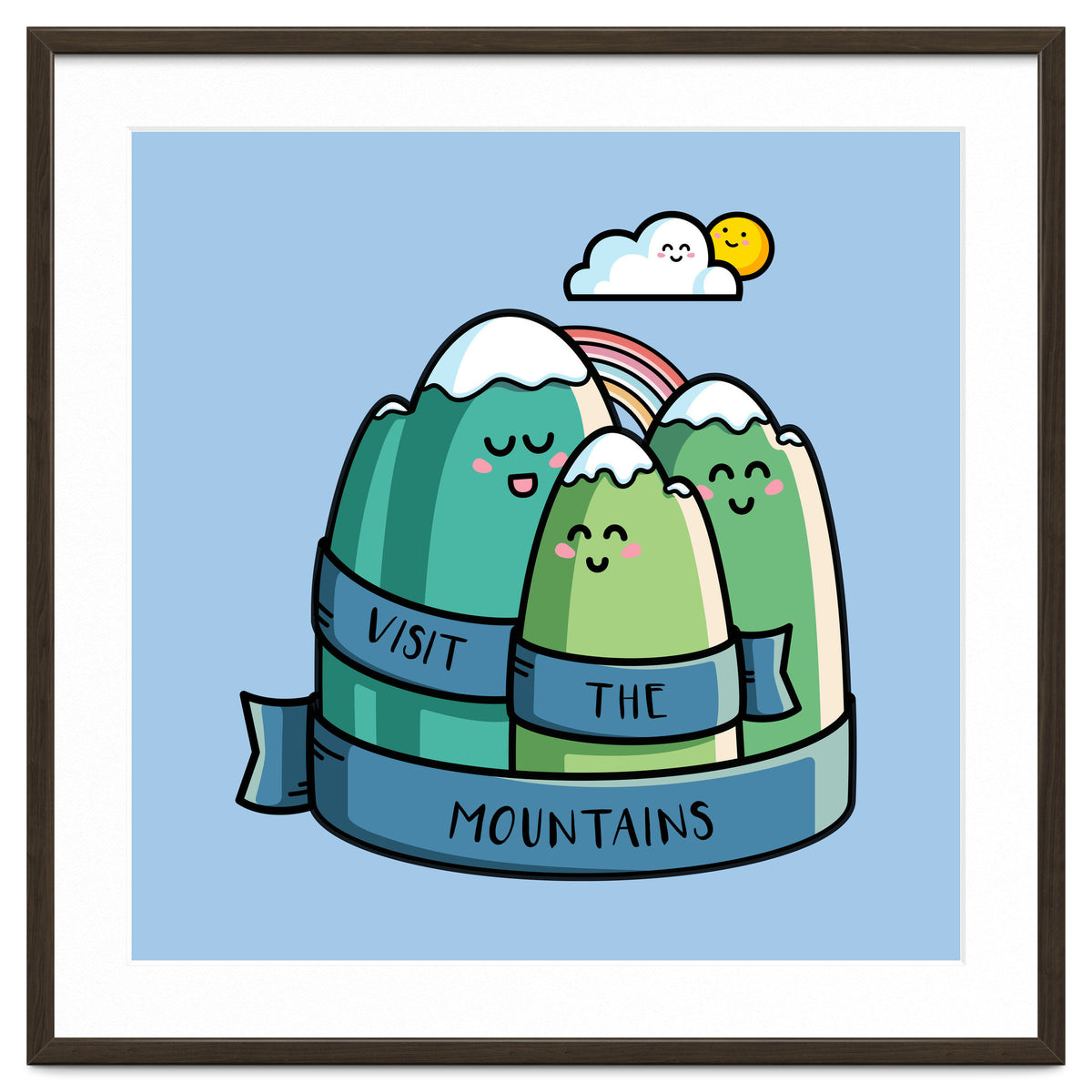 Kawaii Cute Visit the mountains