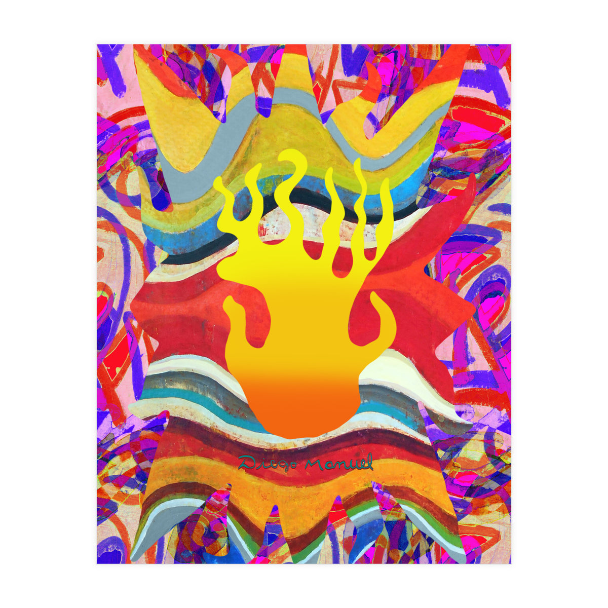 Fuego Y Graffiti 24 (Print Only)