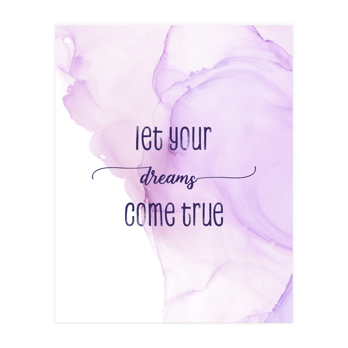 Let your dreams come true | floating colors (Print Only)