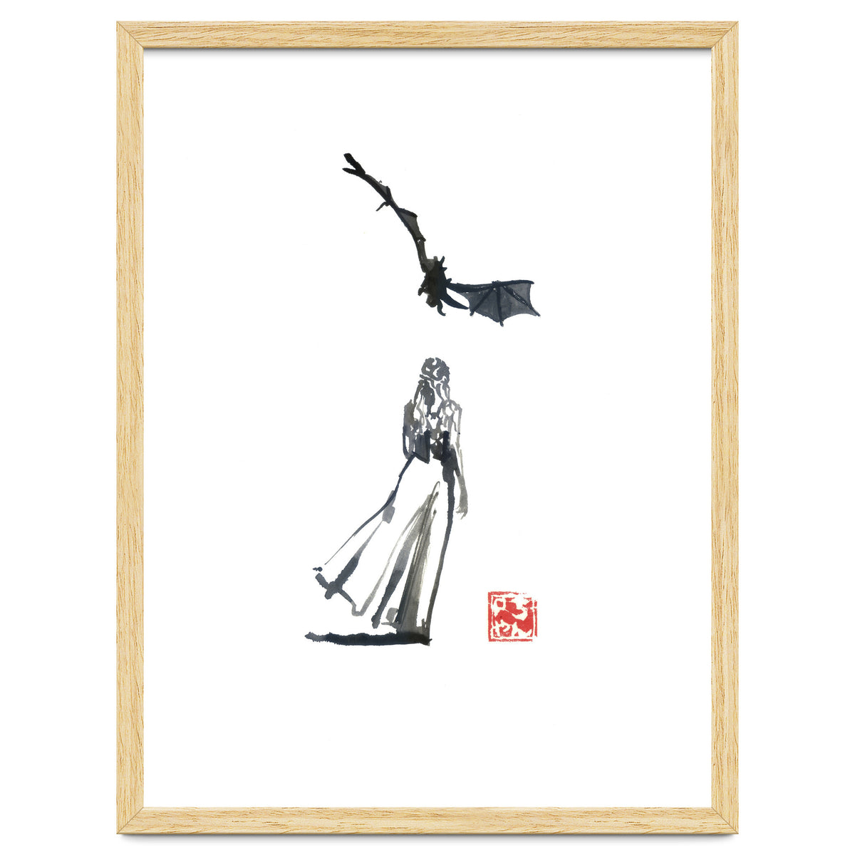 daenerys targaryen and the dragon