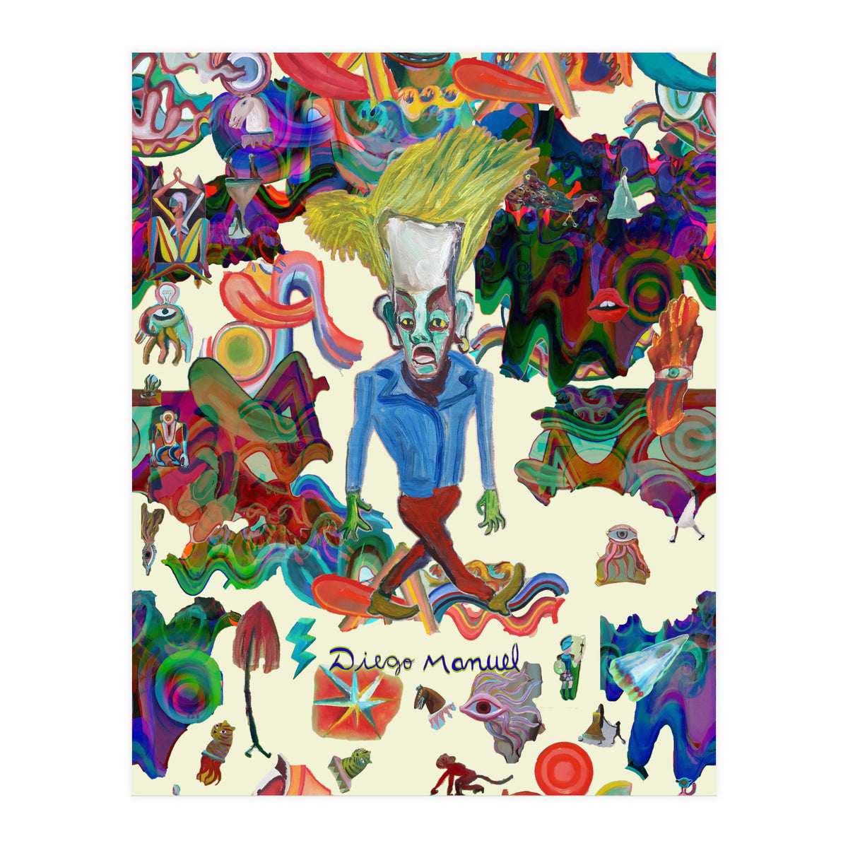 Graffitis 2021 Tapiz 49 B (Print Only)