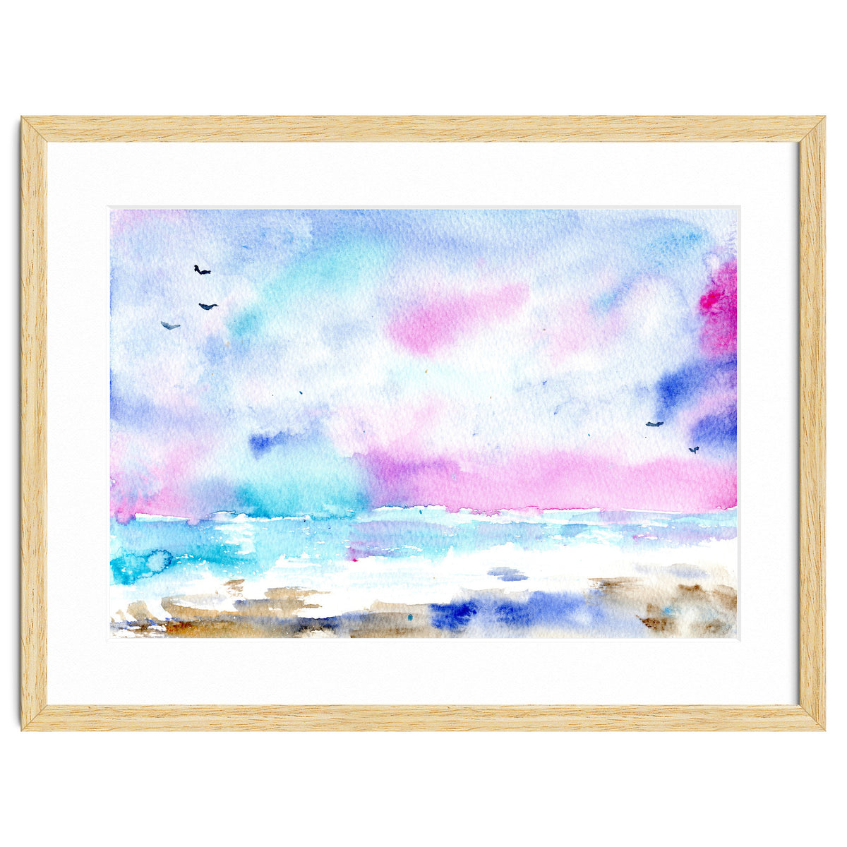 Tenderness of the sea || watercolor