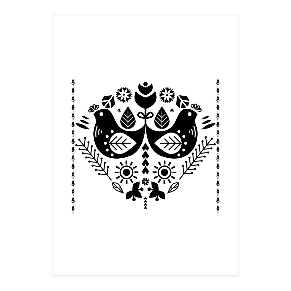 Scandi Folk Pattern (Print Only)