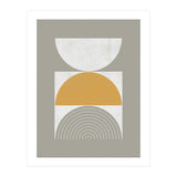Mid-Century Modern No.29 - Woodblock Print (Print Only) thumbnail