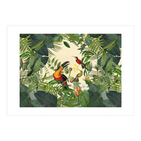 Green Jungle Toucans 2 (Print Only)