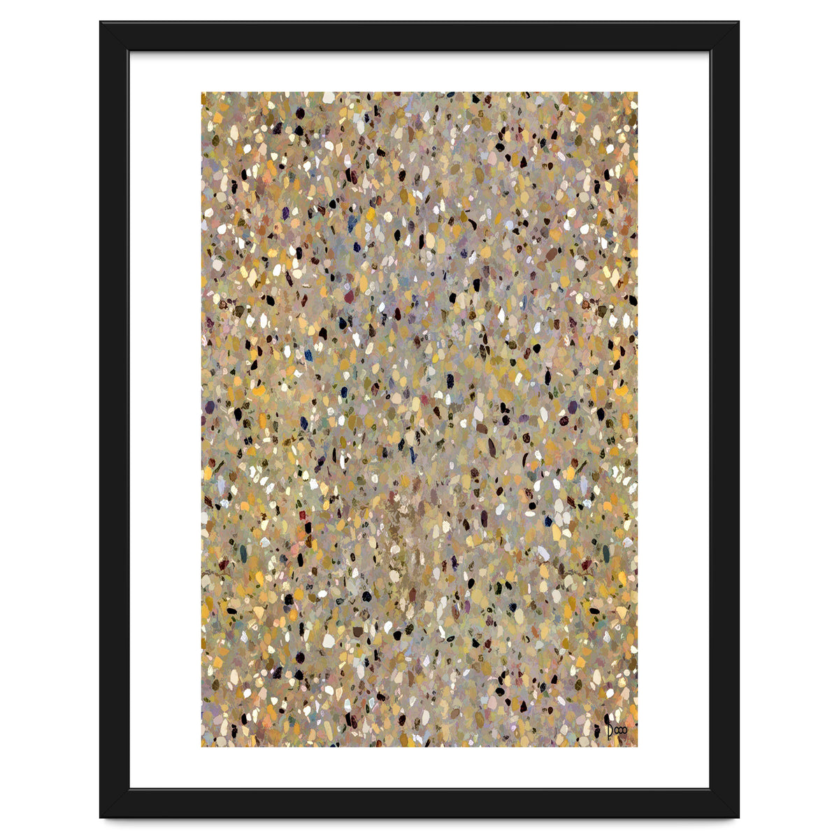 Golden Brown Terrazzo
