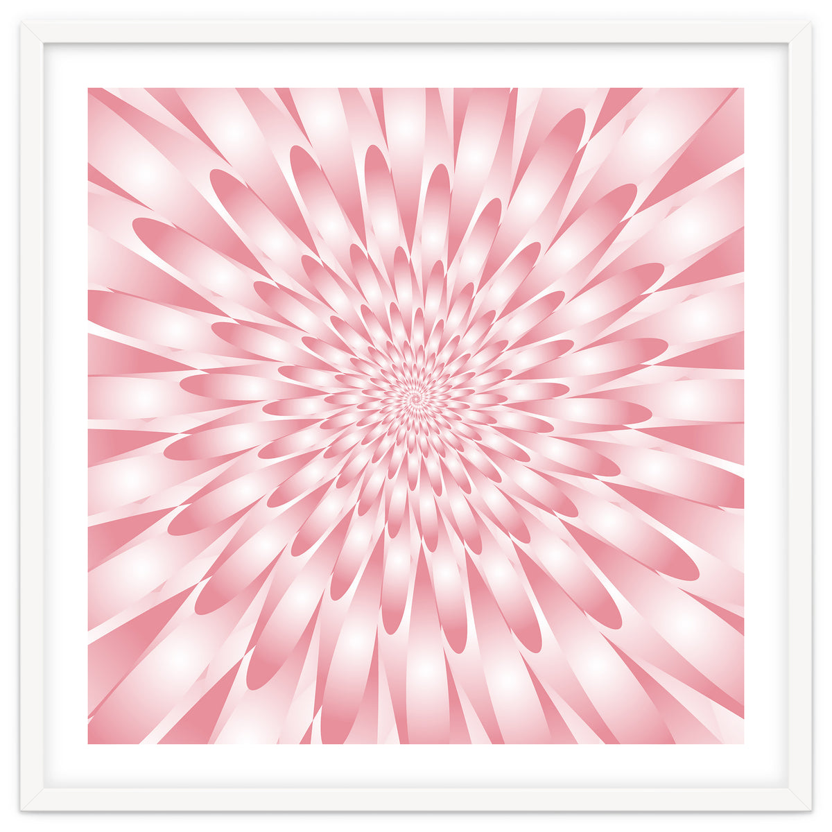 Spiral Pink Flower