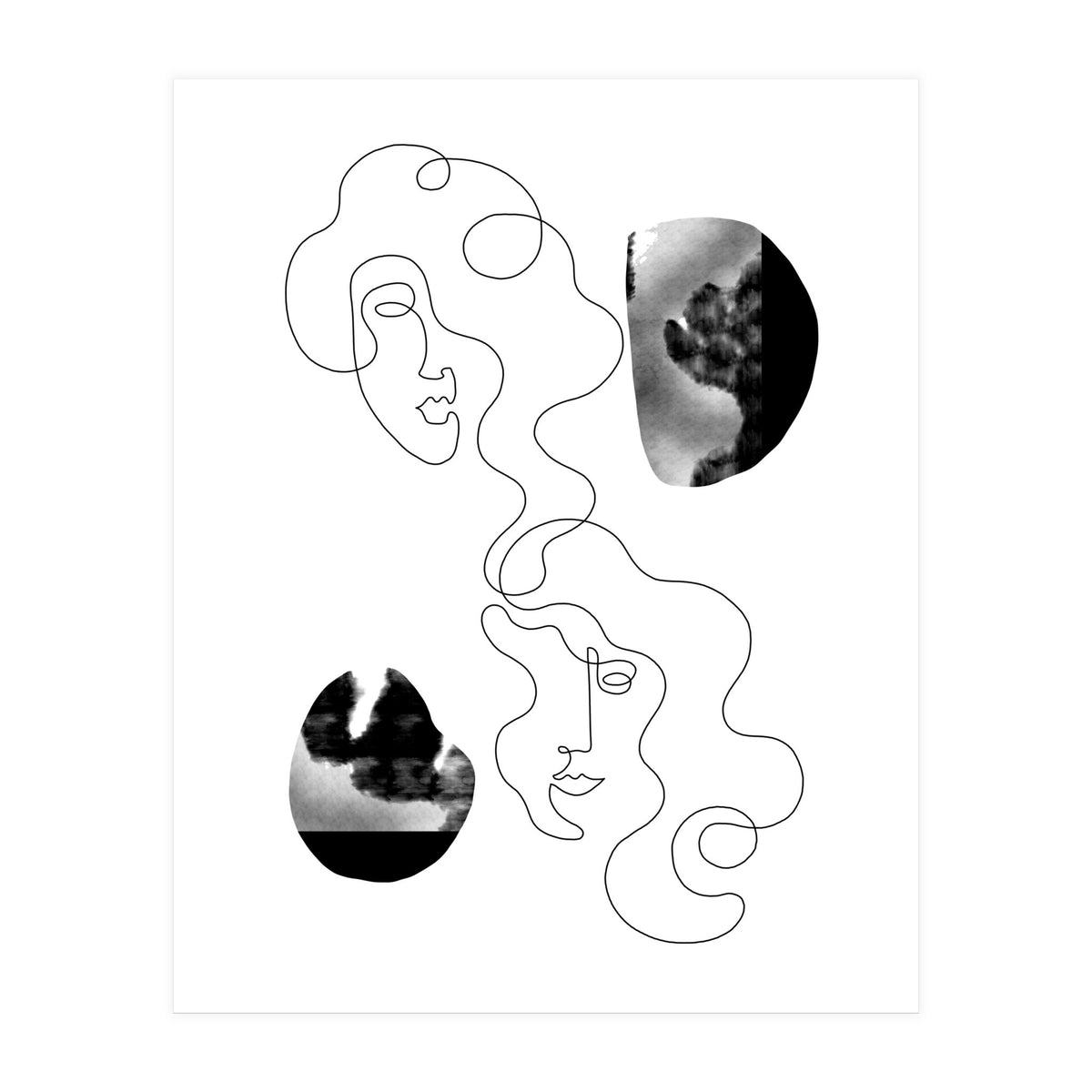 women and stones (Print Only)