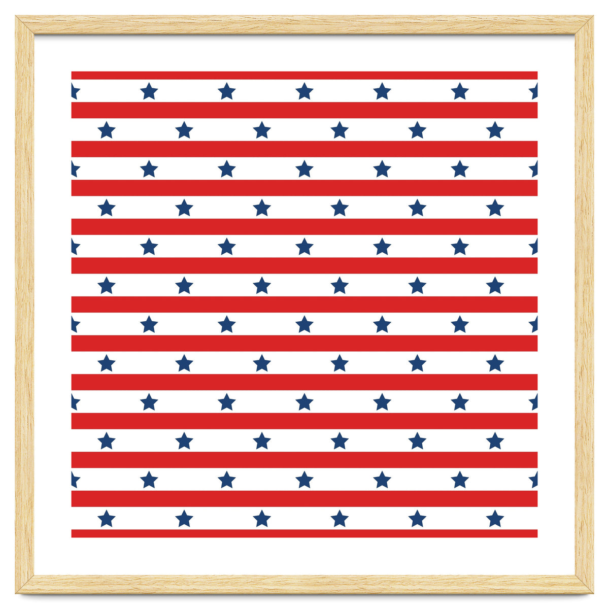 Blue And Red Stripes and stars