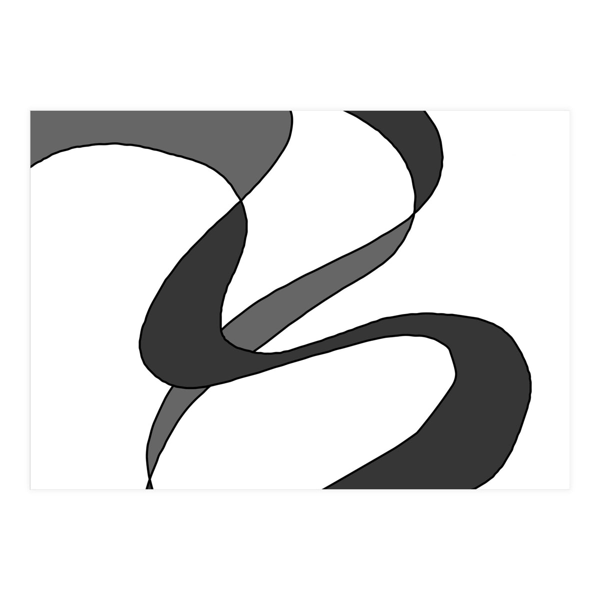 Grey Waves 2 (Print Only)