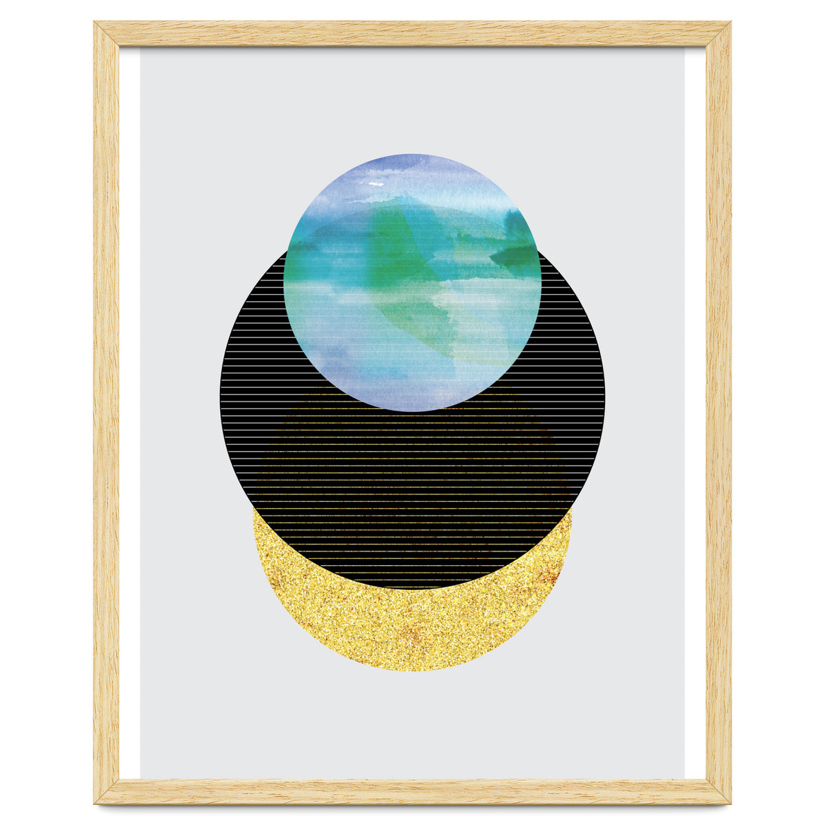 Underwater Sunset Abstract