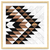 Urban Tribal Pattern No.9 - Concrete and Wood