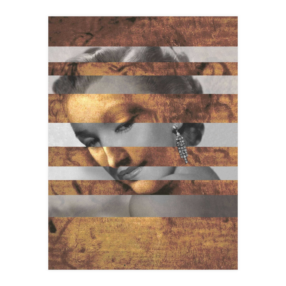 Leonardo's "Head of a Woman" & Marylin Monroe (Print Only)