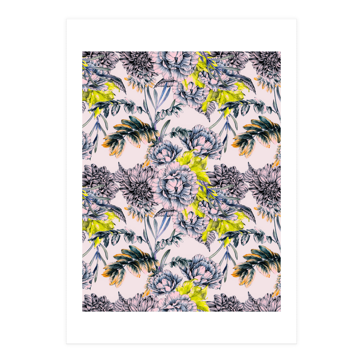 Flowering blooming in pink  (Print Only)