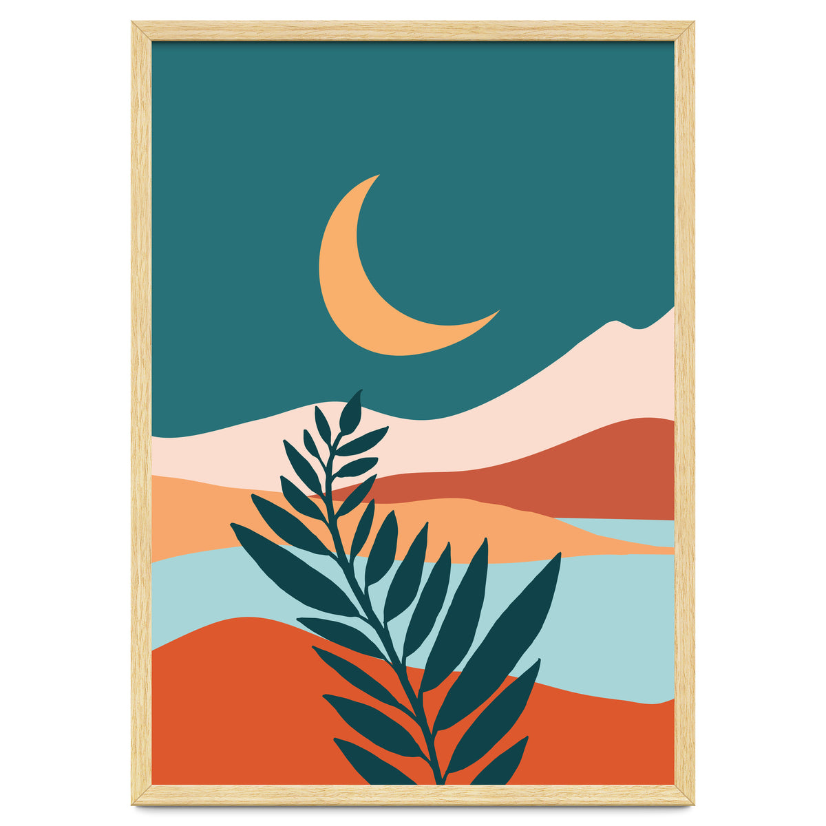 Moonlit Mediterranean