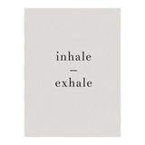 Inhale Exhale Grey Yoga (Print Only) thumbnail