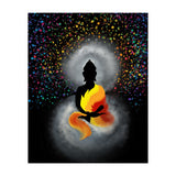 Cosmic Buddha Colourful by Poonam Shah (Print Only) thumbnail