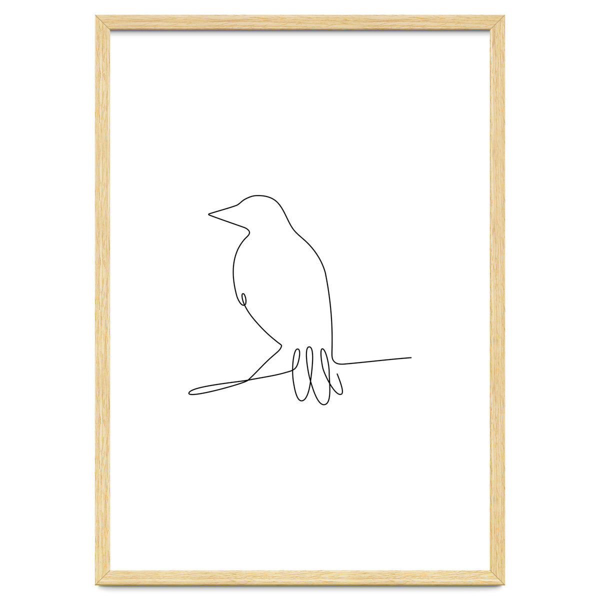 One Line Art Bird II