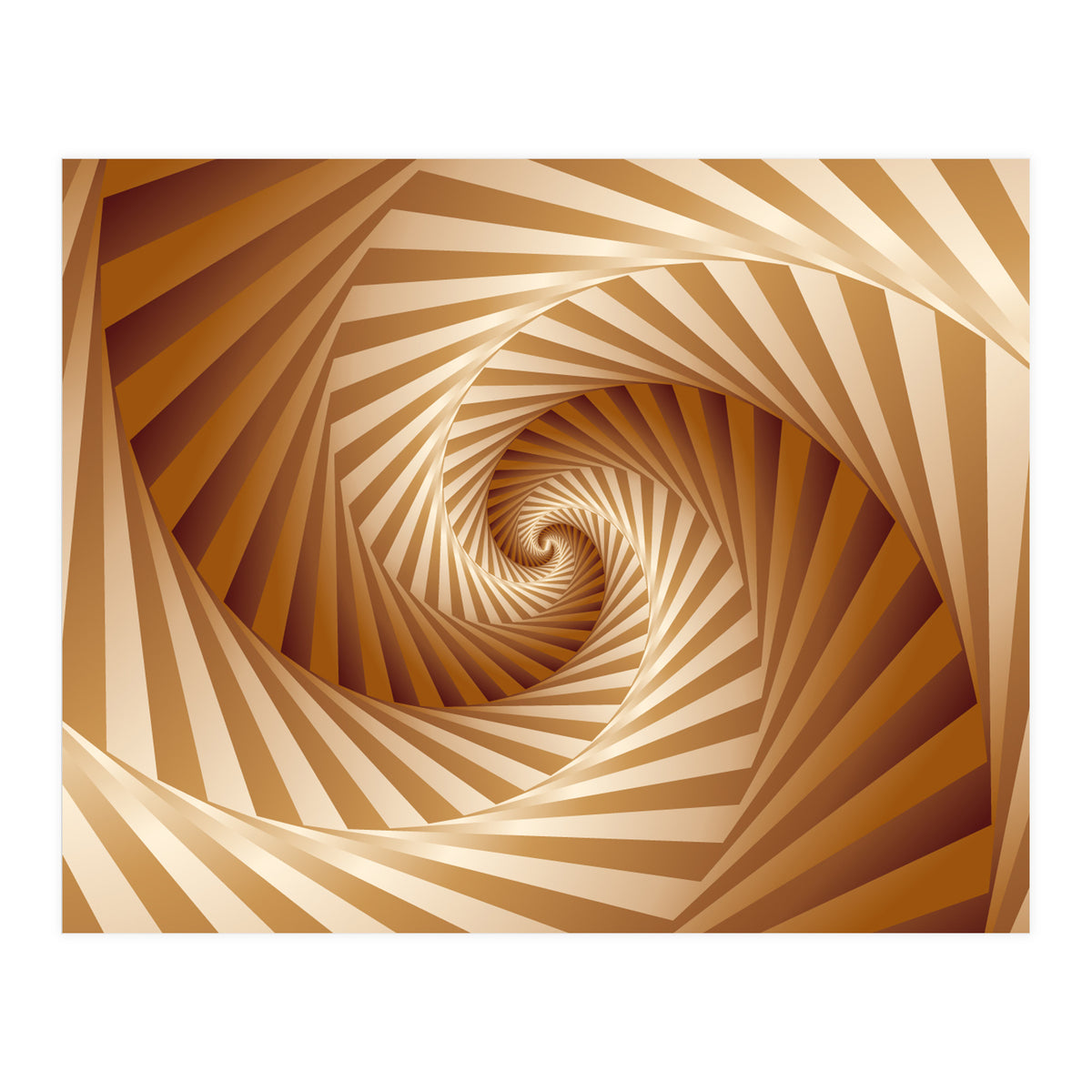 3D Effect Spiral Pattern (Print Only)