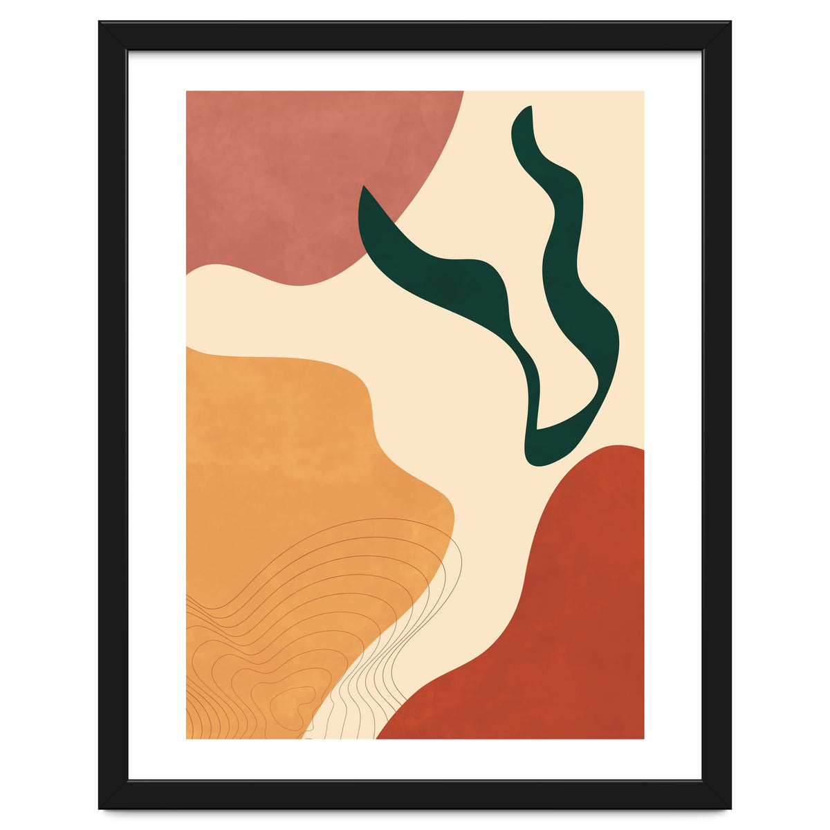 Abstract Scandi Neutral Shapes