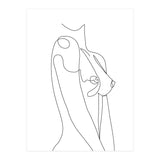 female chest line  (Print Only) thumbnail