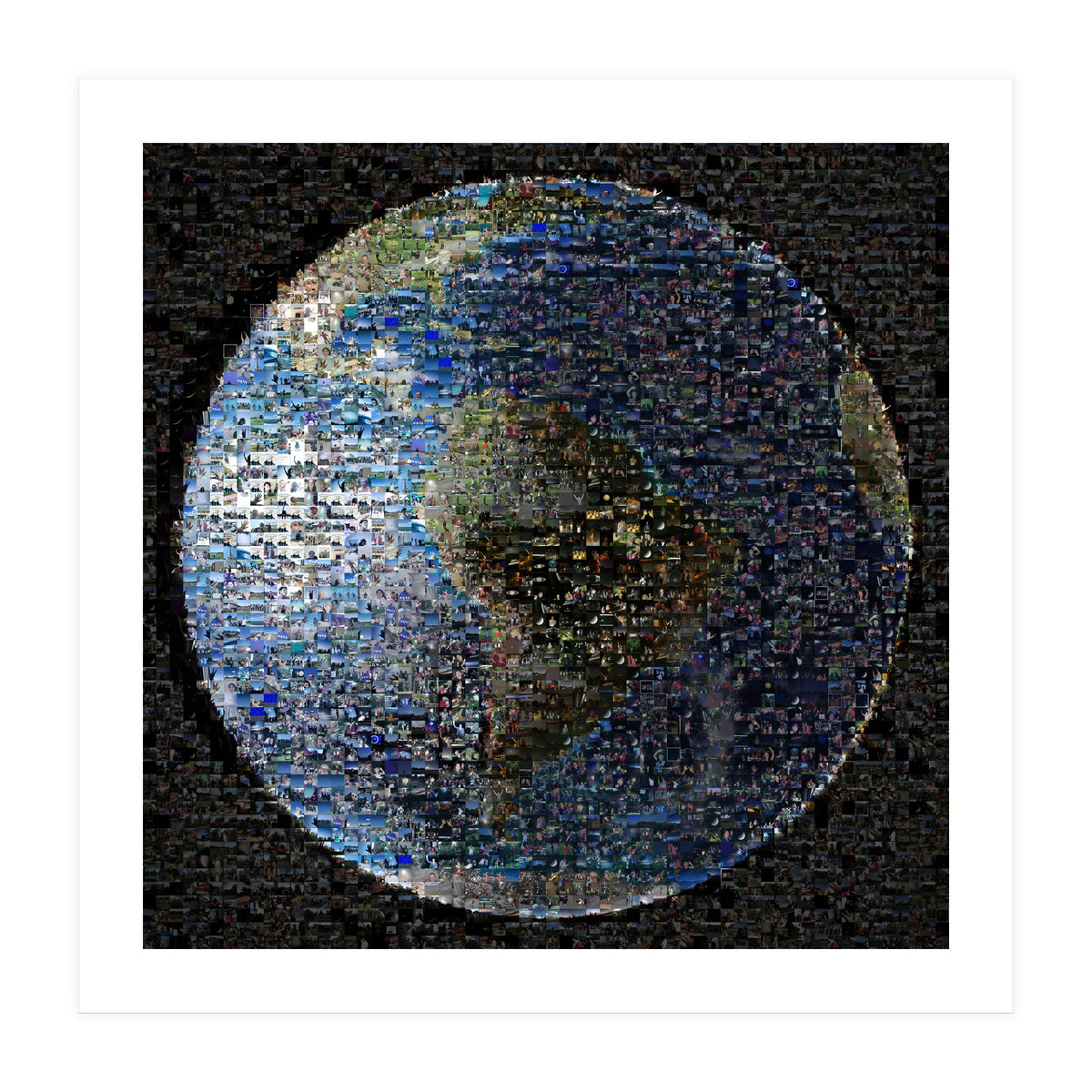 Collage of Earth (Print Only)