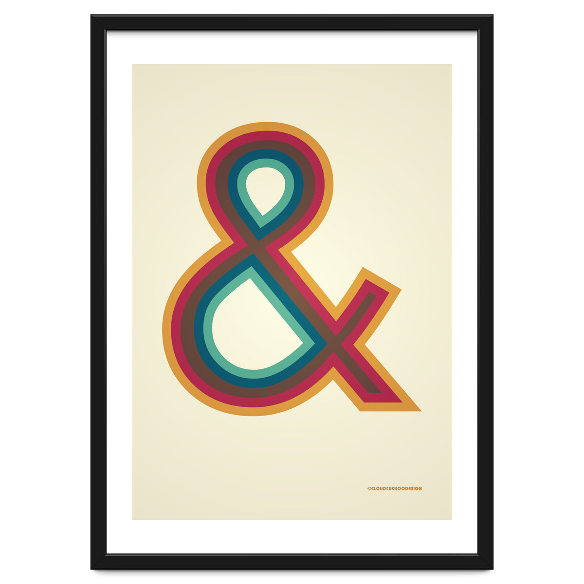 1970s Retro Ampersand