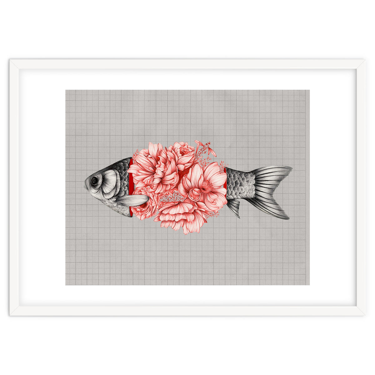 Vintage Tropical Aquarium Fish