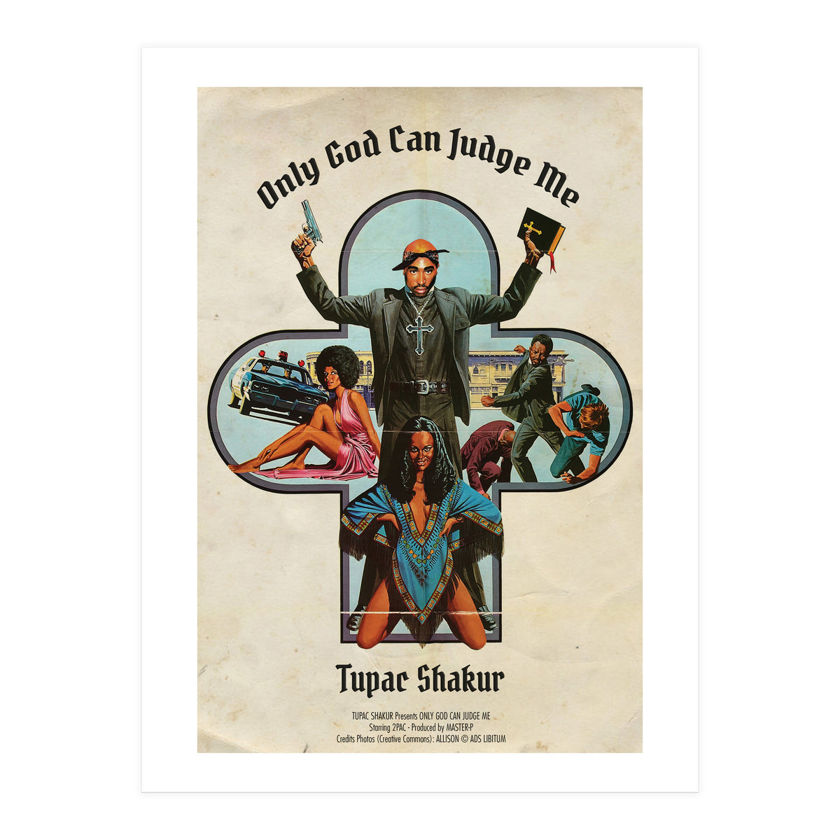 Only God Can Judge Me (Print Only)