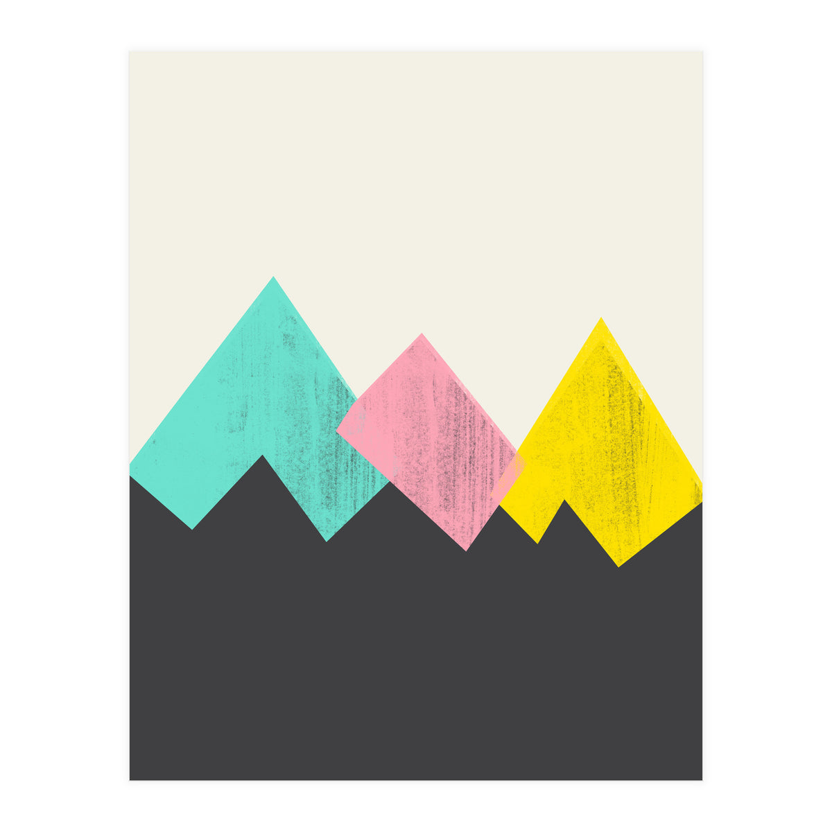 Pastel Mountains III (Print Only)