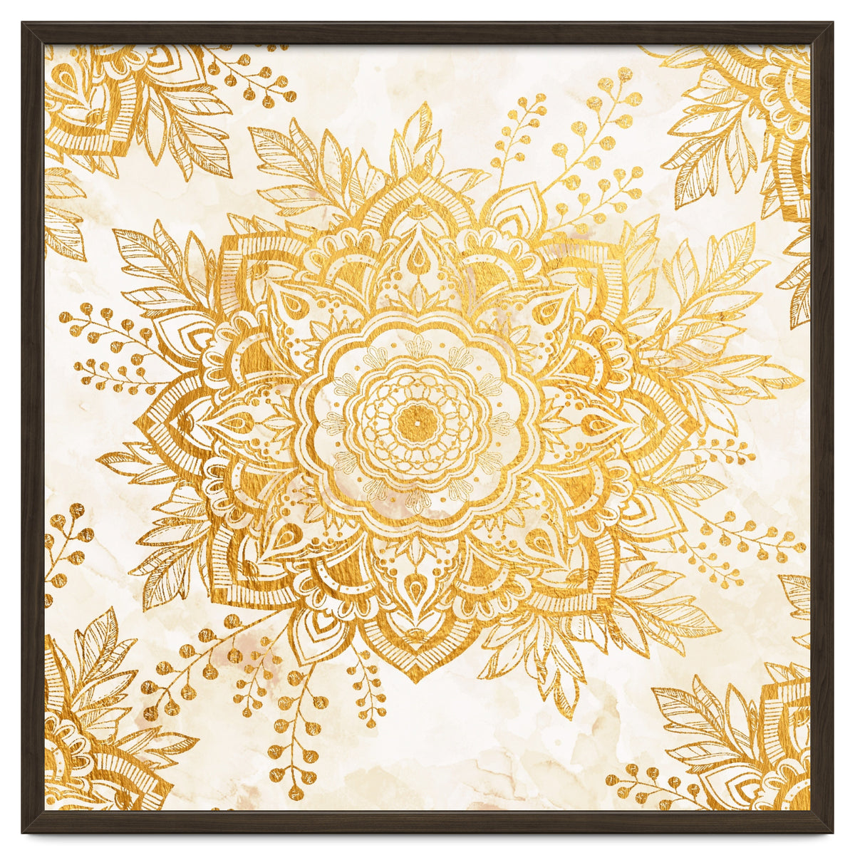 Queen Starring of Mandala-Gold Sunflower I