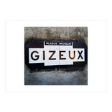 French sign: Gizeux (Print Only) thumbnail