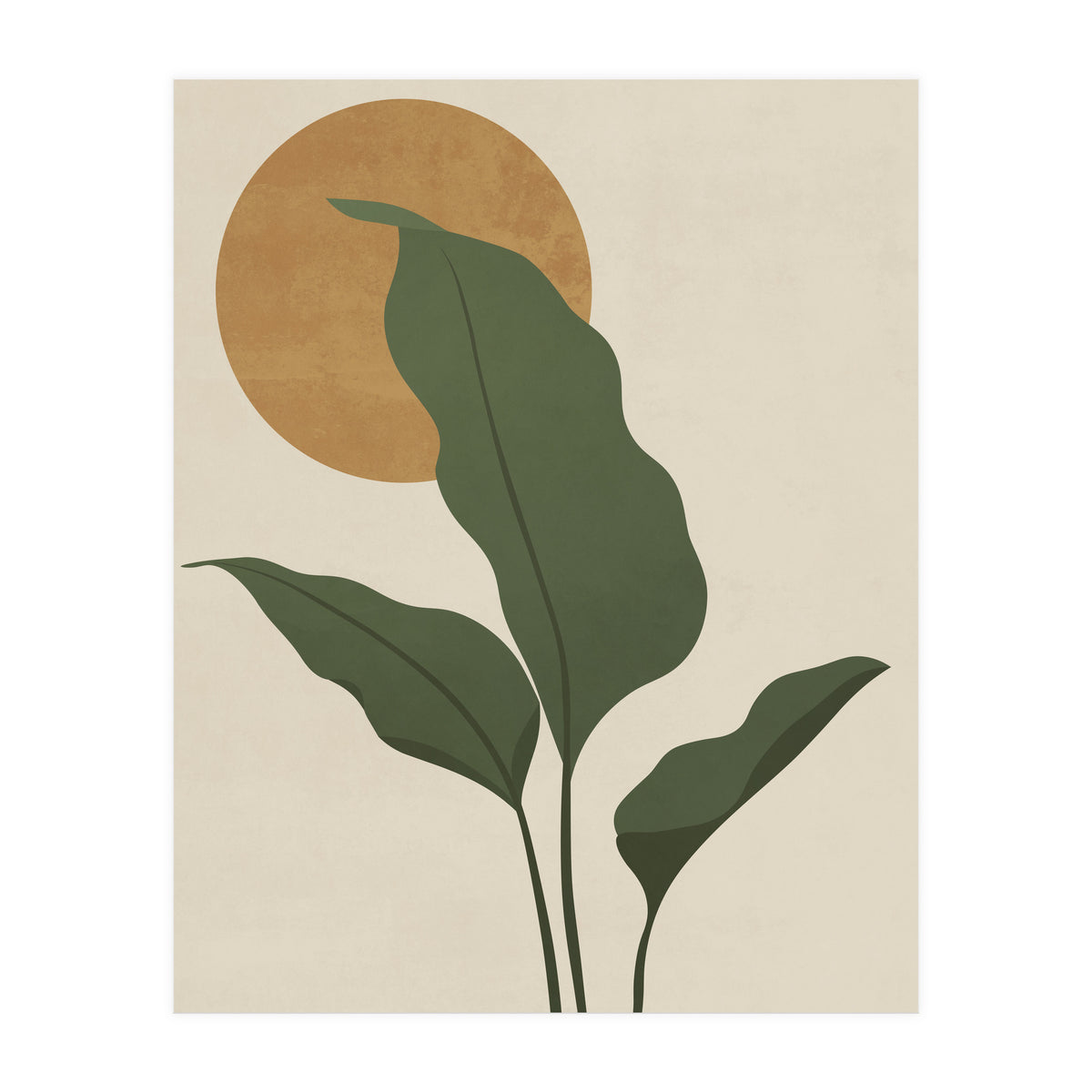 LEAVES AND SUN - 01B (Print Only)