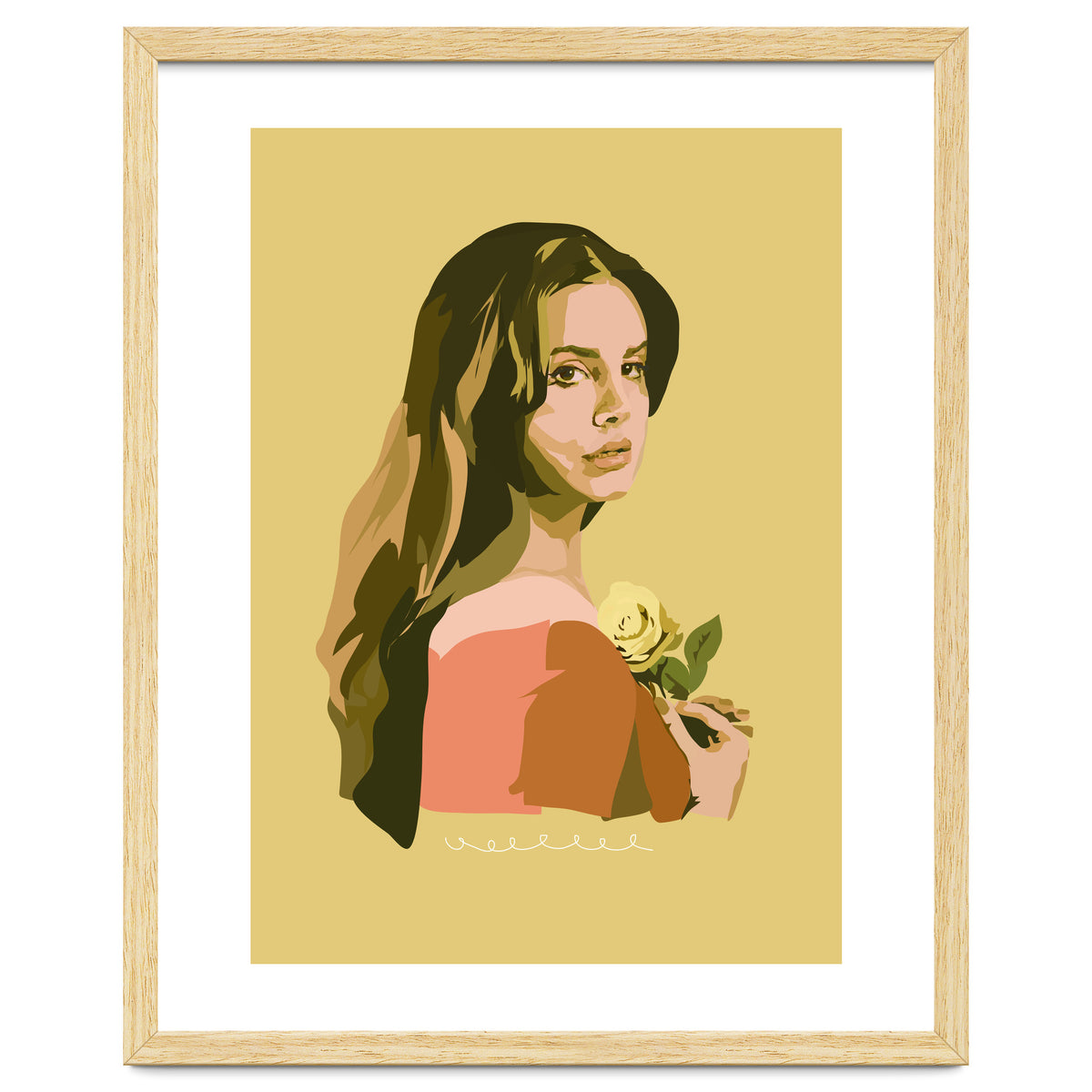 Lana Del Rey With Rose