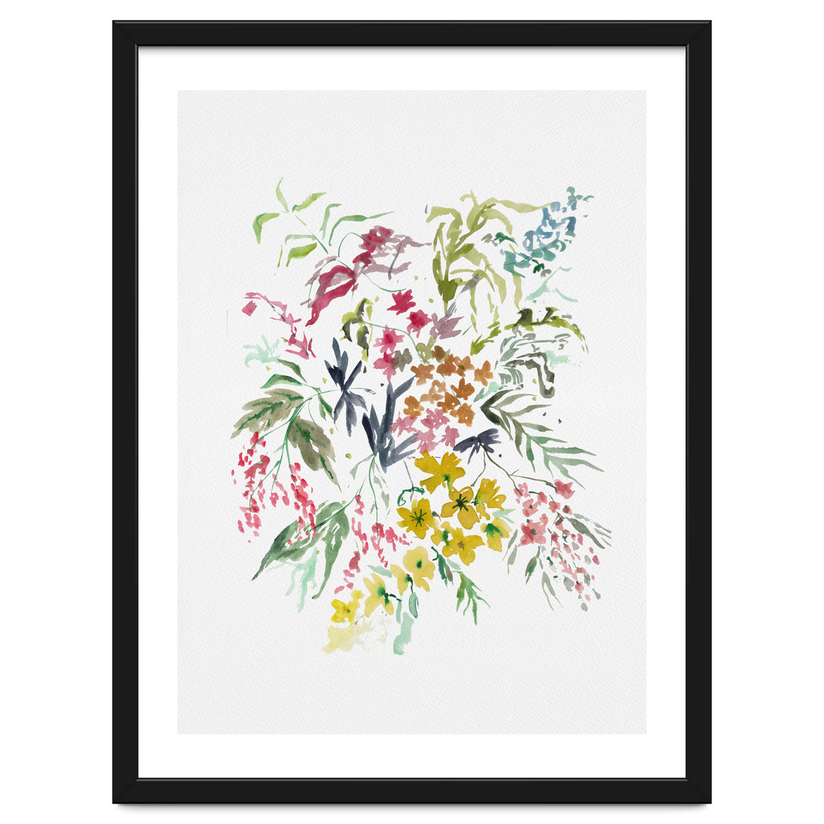 Autumn Bush Watercolour