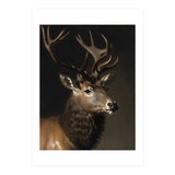 Stag Classical Oil Painting (Print Only) thumbnail