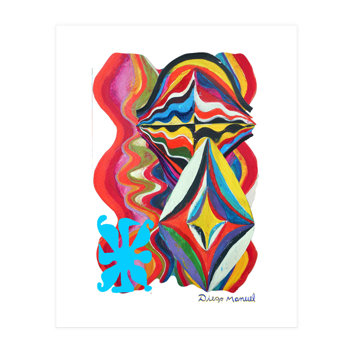 Pop Abstract Asimetrico 19 Copia (Print Only)