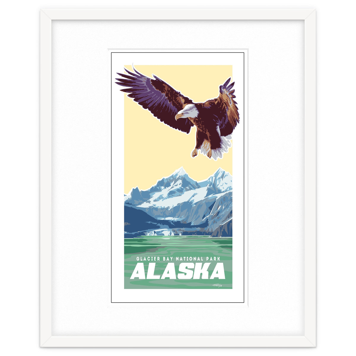 Alaskan Eagle Poster