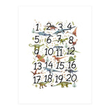 Dinosaur Numbers  (Print Only) thumbnail