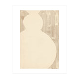 Cream tone vase silhouette (Print Only) thumbnail