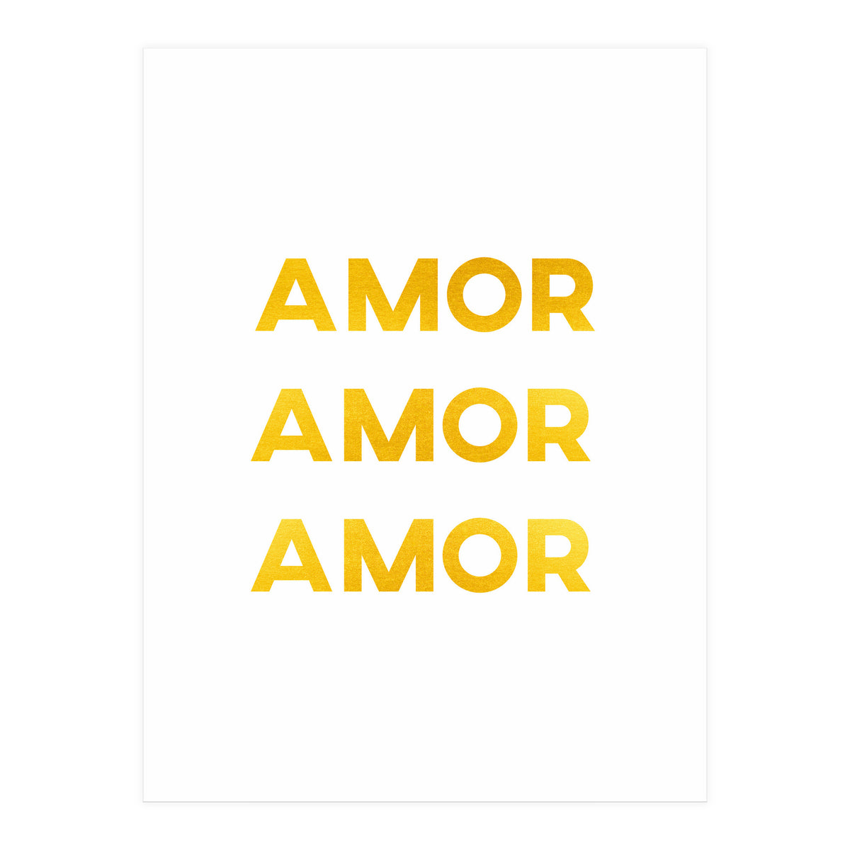 Amor Amor Amor (Love In Spanish) (Print Only)