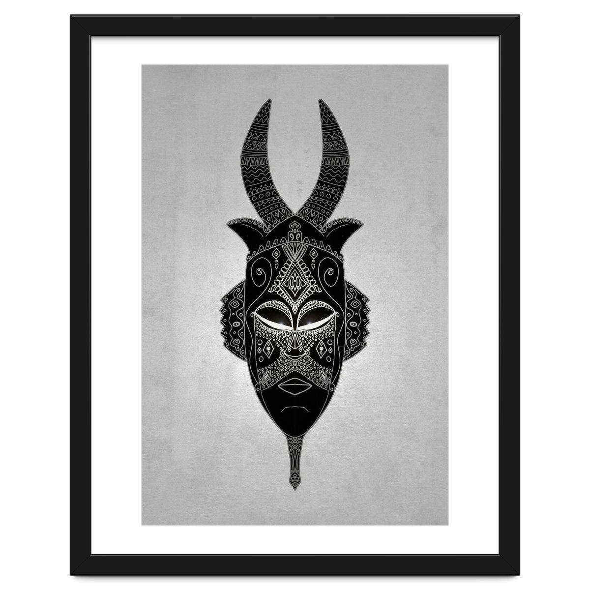 Horned Tribal Mask