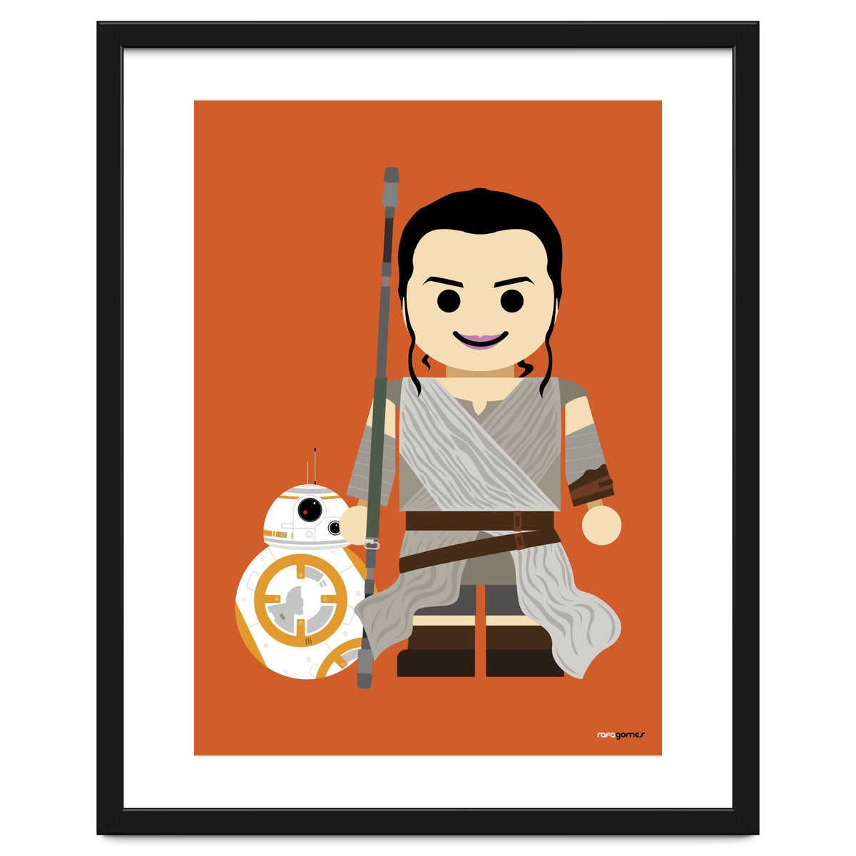 BB8 and Rey Toy