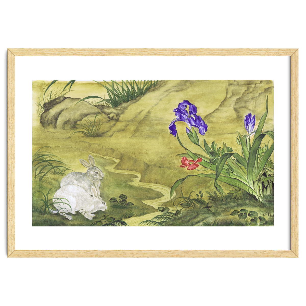 Rabbits, Iris & Poppy