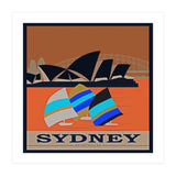 Sydney Australia Travel Poster  (Print Only) thumbnail